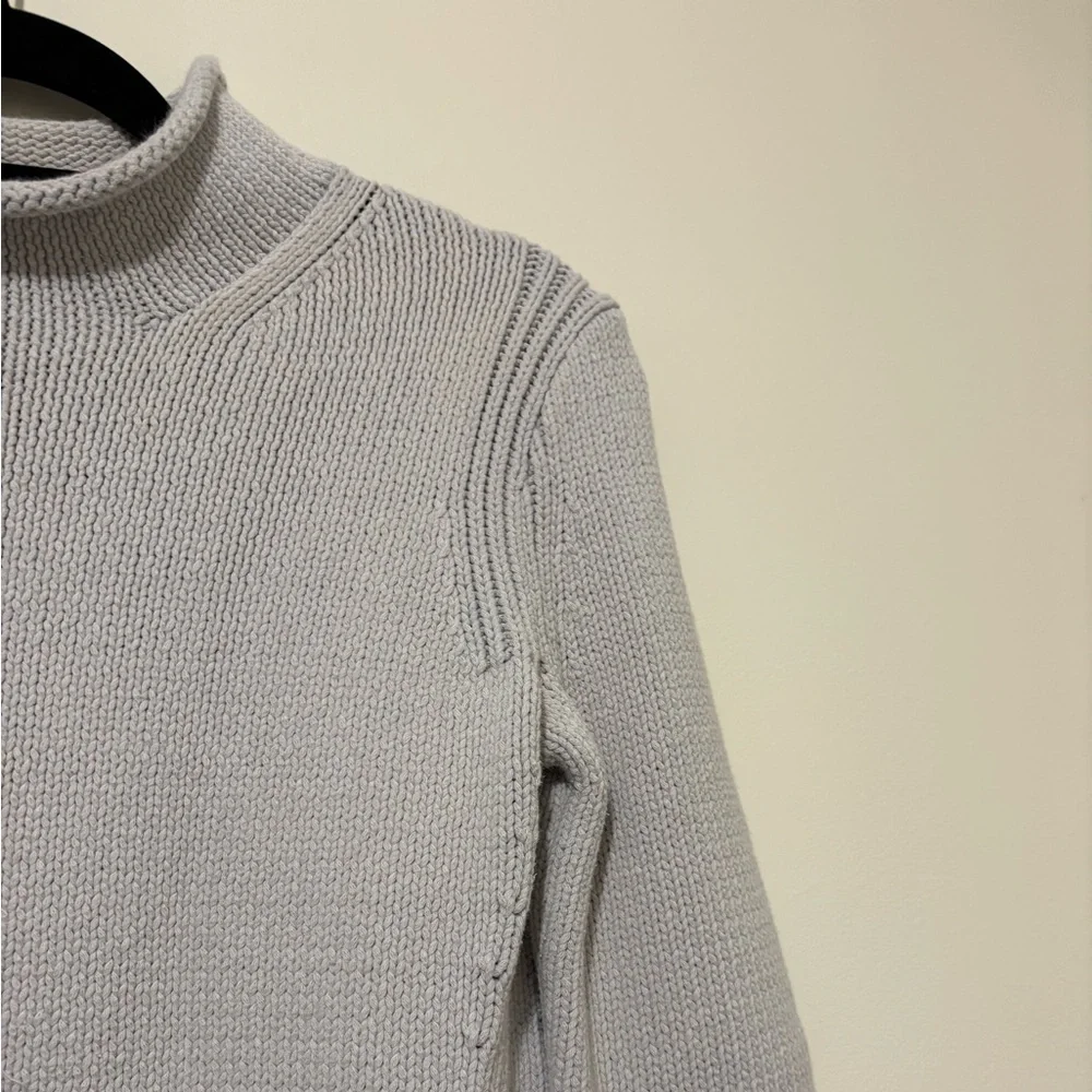 J CREW ALWAYS 1988 Rollneck Sweater Gray Cotton Size XS - Picture 6 of 14